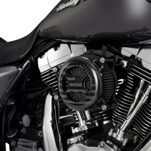 VO2 America Air Cleaner - Black - Dyna/Softail/Touring