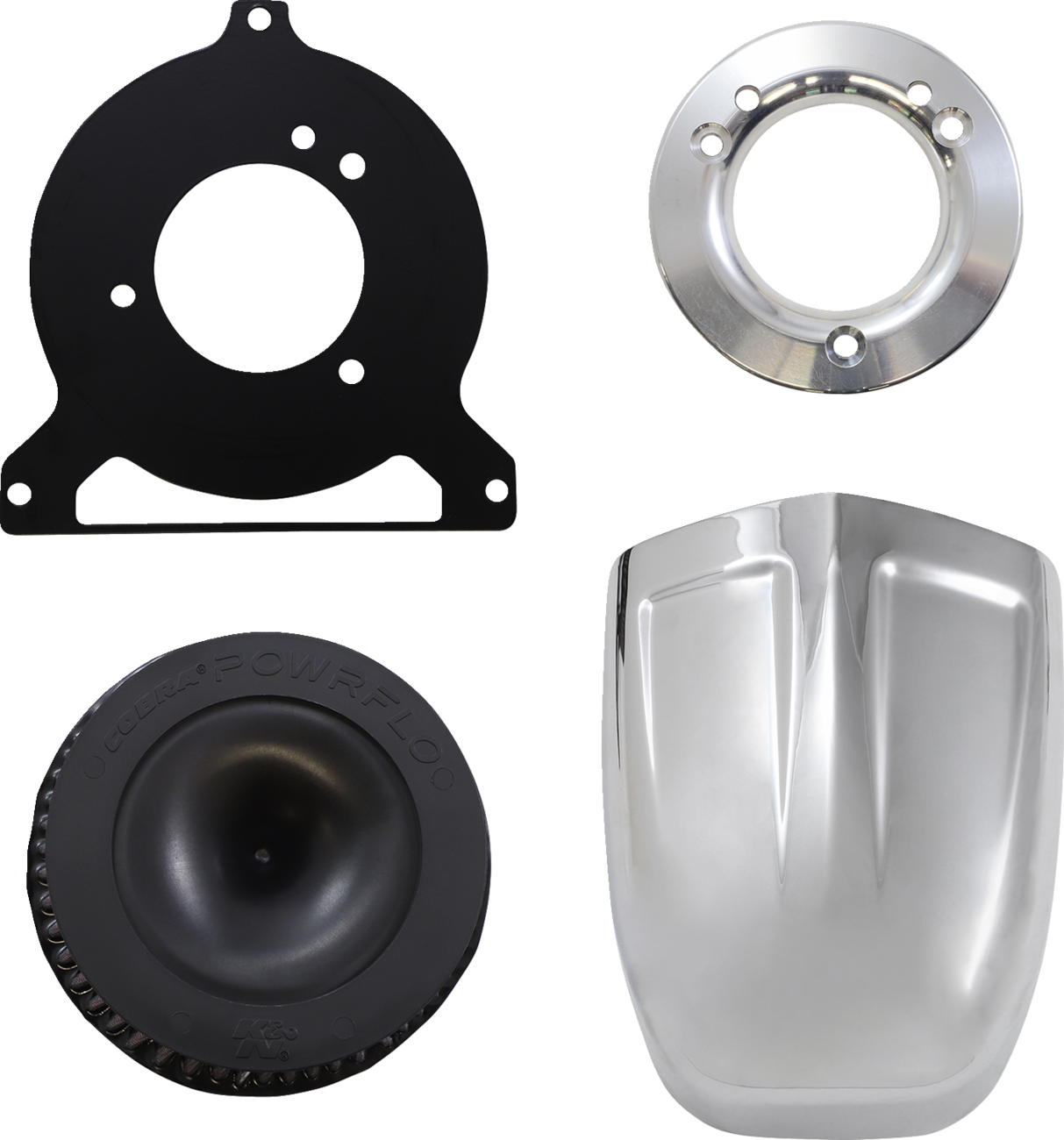 PowrFlo Air Intake Kit - Chrome - Image 2
