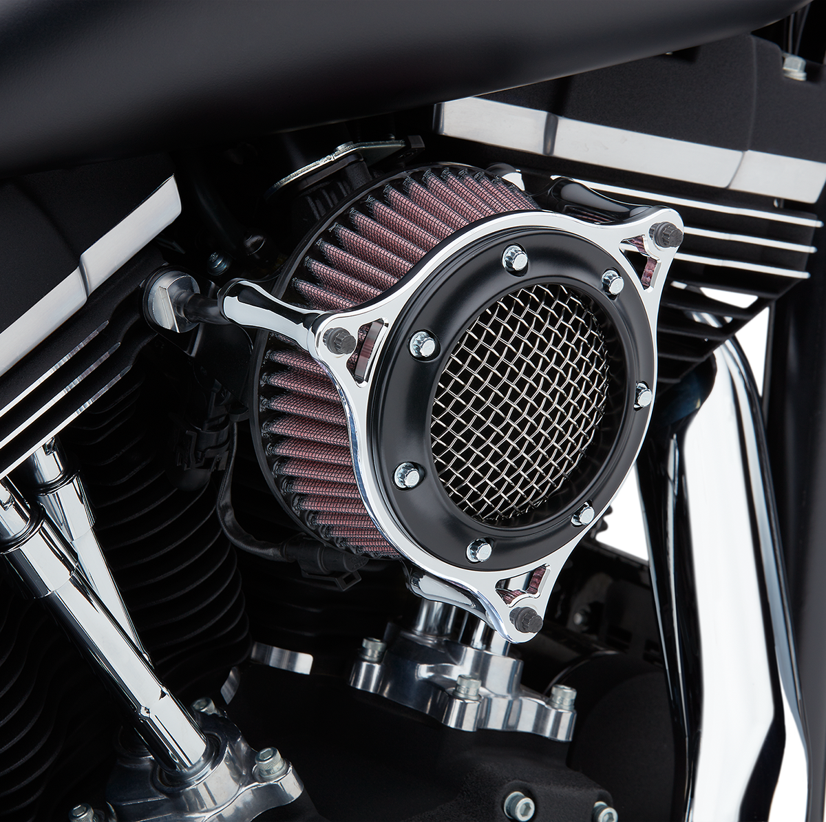 RPT Air Intake Kit - Black/Chrome