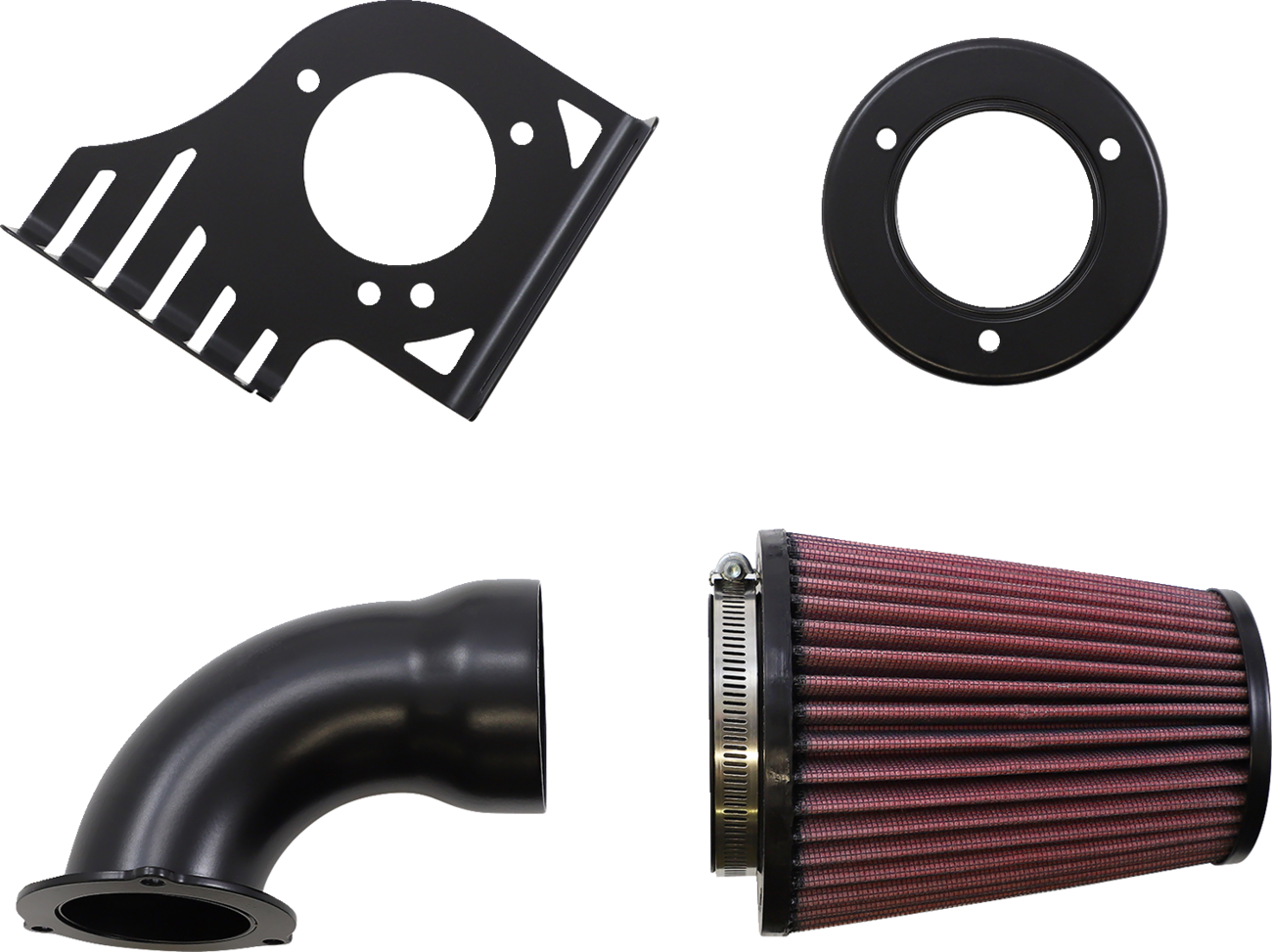 Cone Air Intake - Black - Softail - Image 2