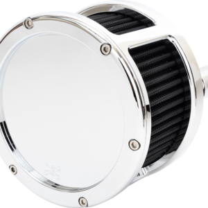 BA Race Series Air Cleaner Kit - Chrome - Black Filter