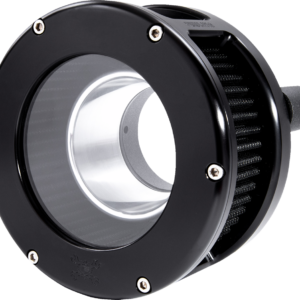 BA Series Air Cleaner Kit - Black Anodized - Black Filter