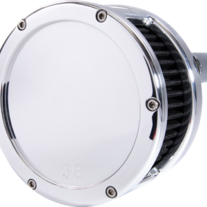 BA Series Air Cleaner Kit - Chrome - Black Filter