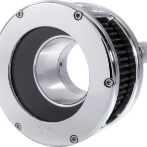BA Series Air Cleaner Kit - Chrome - Black Filter