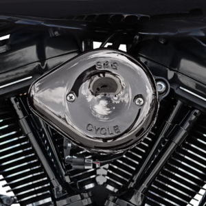 Stealth Mini Teardrop Air Cleaner - M8 - Lava Chrome