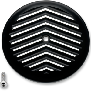 VT Air Cleaner Cover - V-Fin - Black/Silver