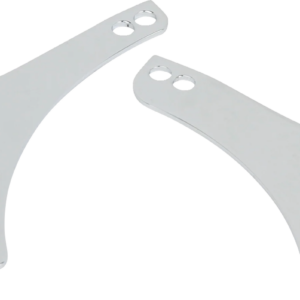 Replacement Breather Bolt Cover Plate - Inverted/Method/Clear Tear/Sidekick - Left - Chrome