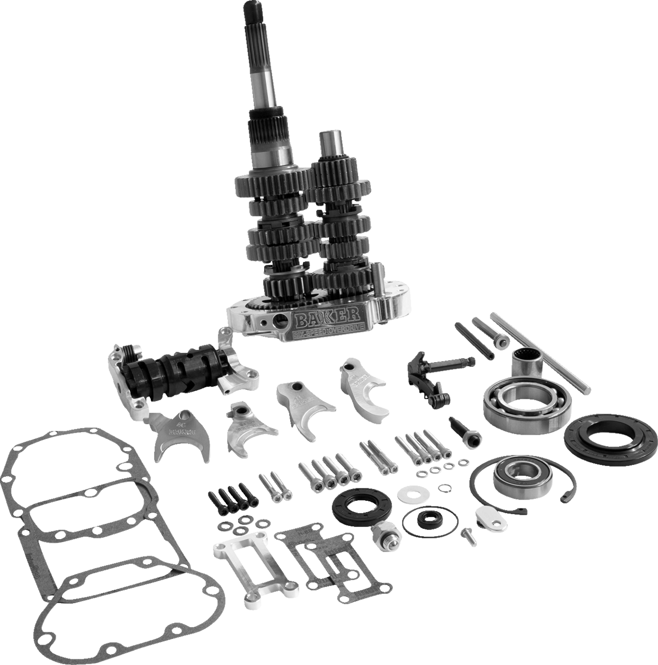 6-Speed Gear Set - Polished