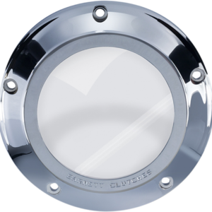 Derby Cover - Chrome/Clear - '07-'18 Big Twin