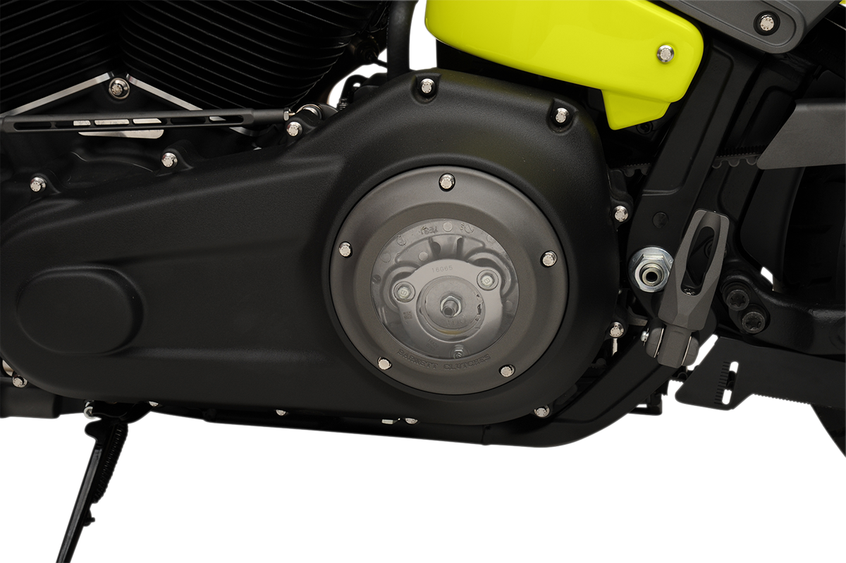 Derby Cover - Black/Clear - '07-'18 Big Twin - Image 2
