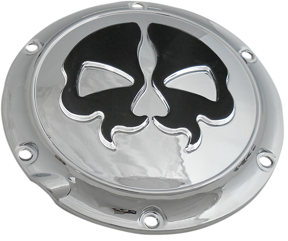 Split Skull Derby Cover - Chrome - Image 2