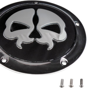 Split Skull Derby Cover - Black - Touring