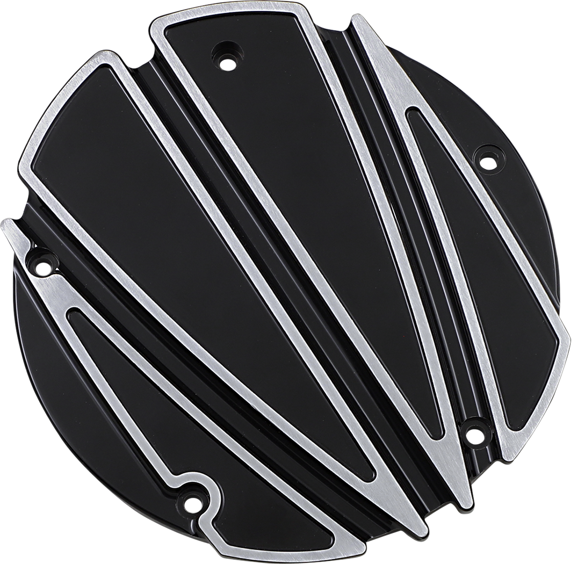 Derby Cover - Ripper - 5 Hole - Black - Touring/Trike
