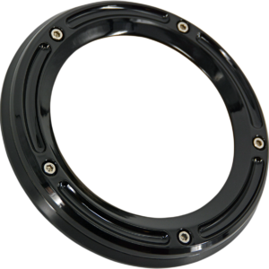 Assault Derby Cover - Gloss Black - Softail