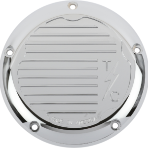 M8 - Derby Cover Finned - Chrome