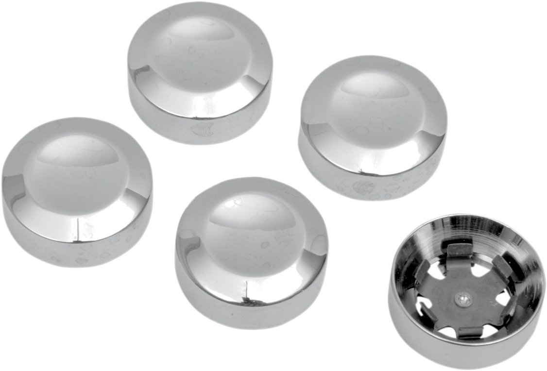 Rear Pulley Bolt Cover - Chrome