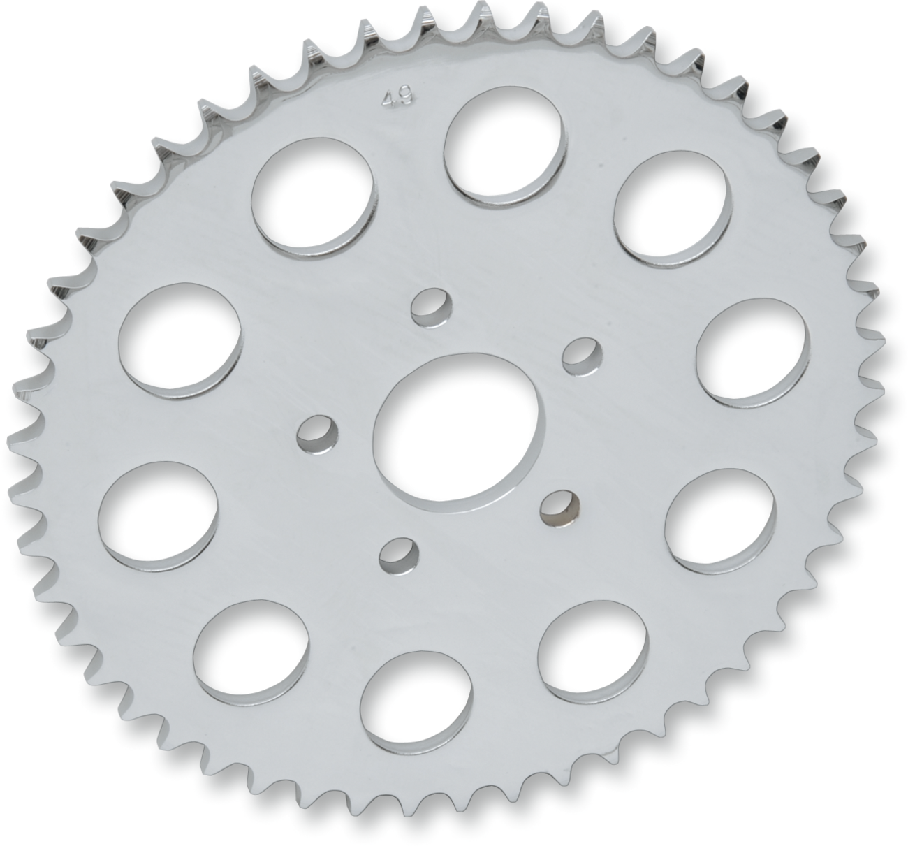 Rear Sprocket - Flat - Chrome - 51 Tooth - Big Twin