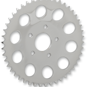 Rear Sprocket - Chrome - Dished - 46 Tooth