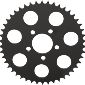 Rear Sprocket - Flat - Gloss Black - 46 Tooth - Big Twin