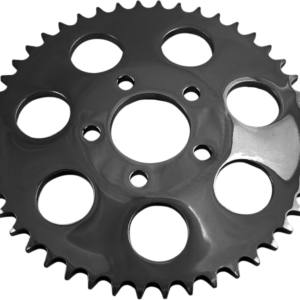 Rear Sprocket - Dished - Gloss Black - 46 Tooth - Big Twin