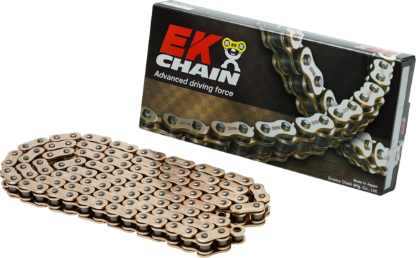 520 ZVX3 - Sportbike Chain - 150 Links - Gold - Millerbuilt Cycles
