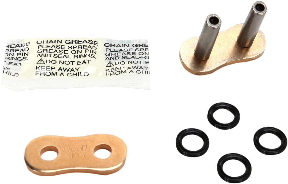 530 ZVX3 - Rivet Connecting Link - Gold