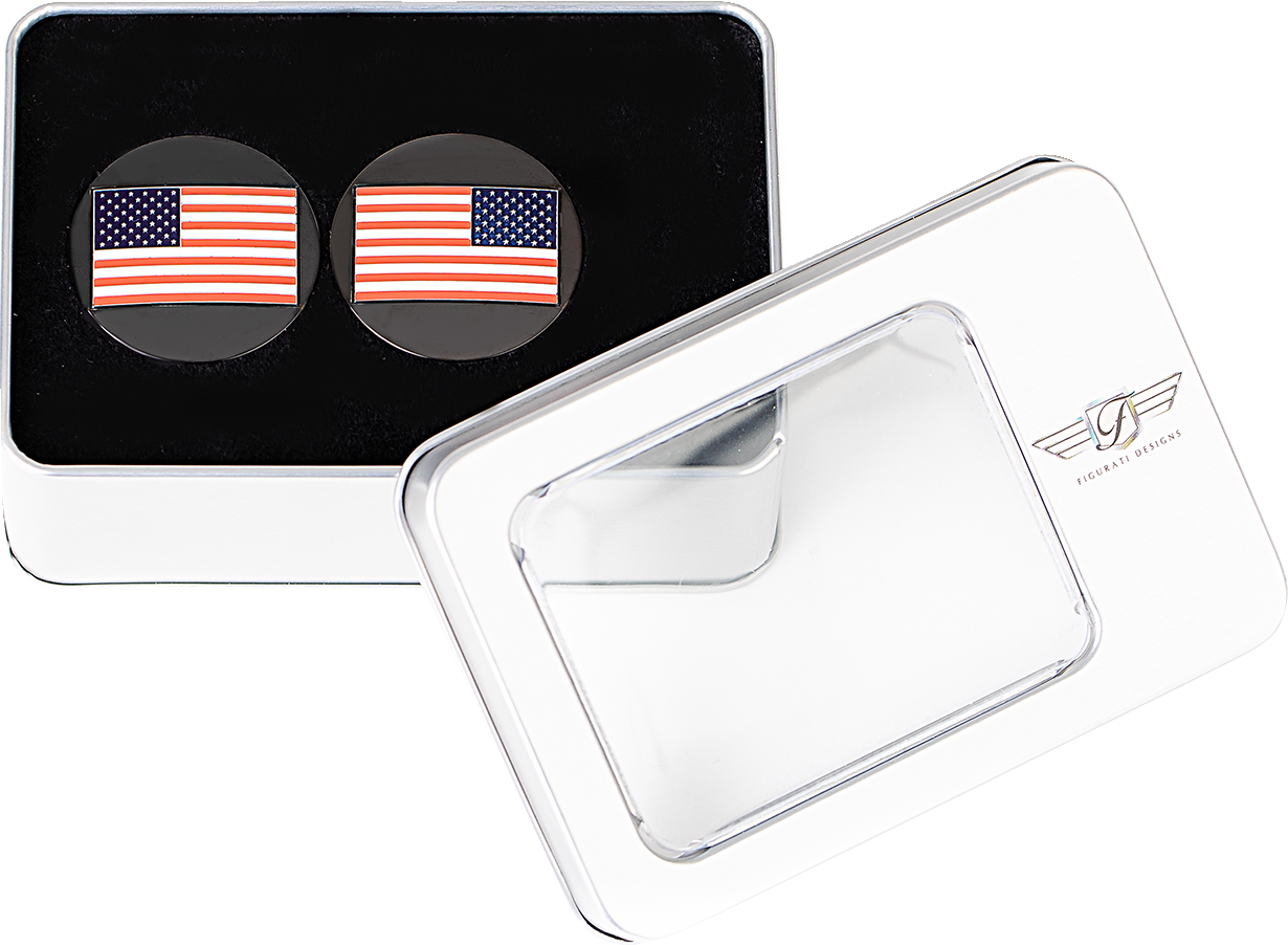 Swing Arm Covers - American Flag - Custom - Reversed - Black - Image 4