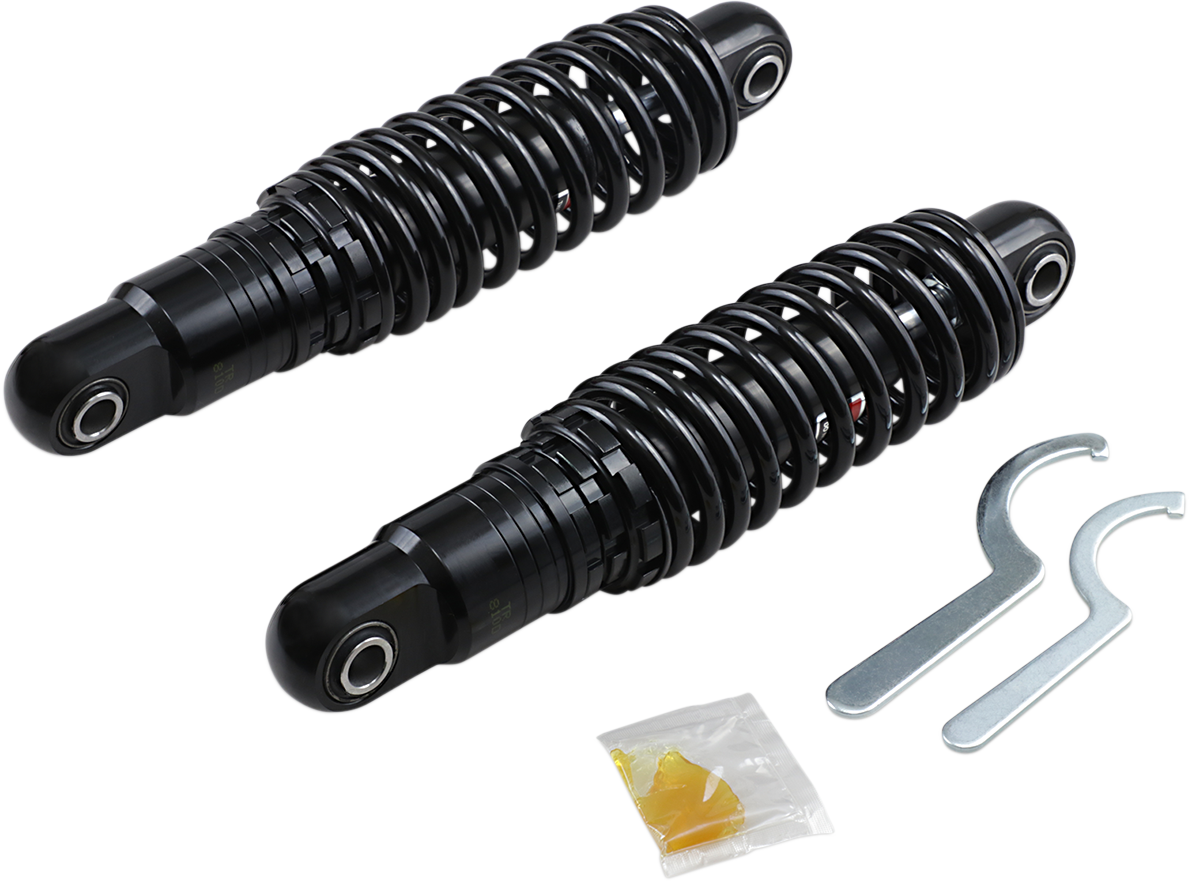 Premium Ride-Height Adjustable Shocks - Black - Heavy Duty - 11"