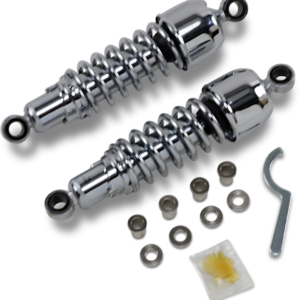 Replacement Shock Absorbers - Chrome - 11.5"