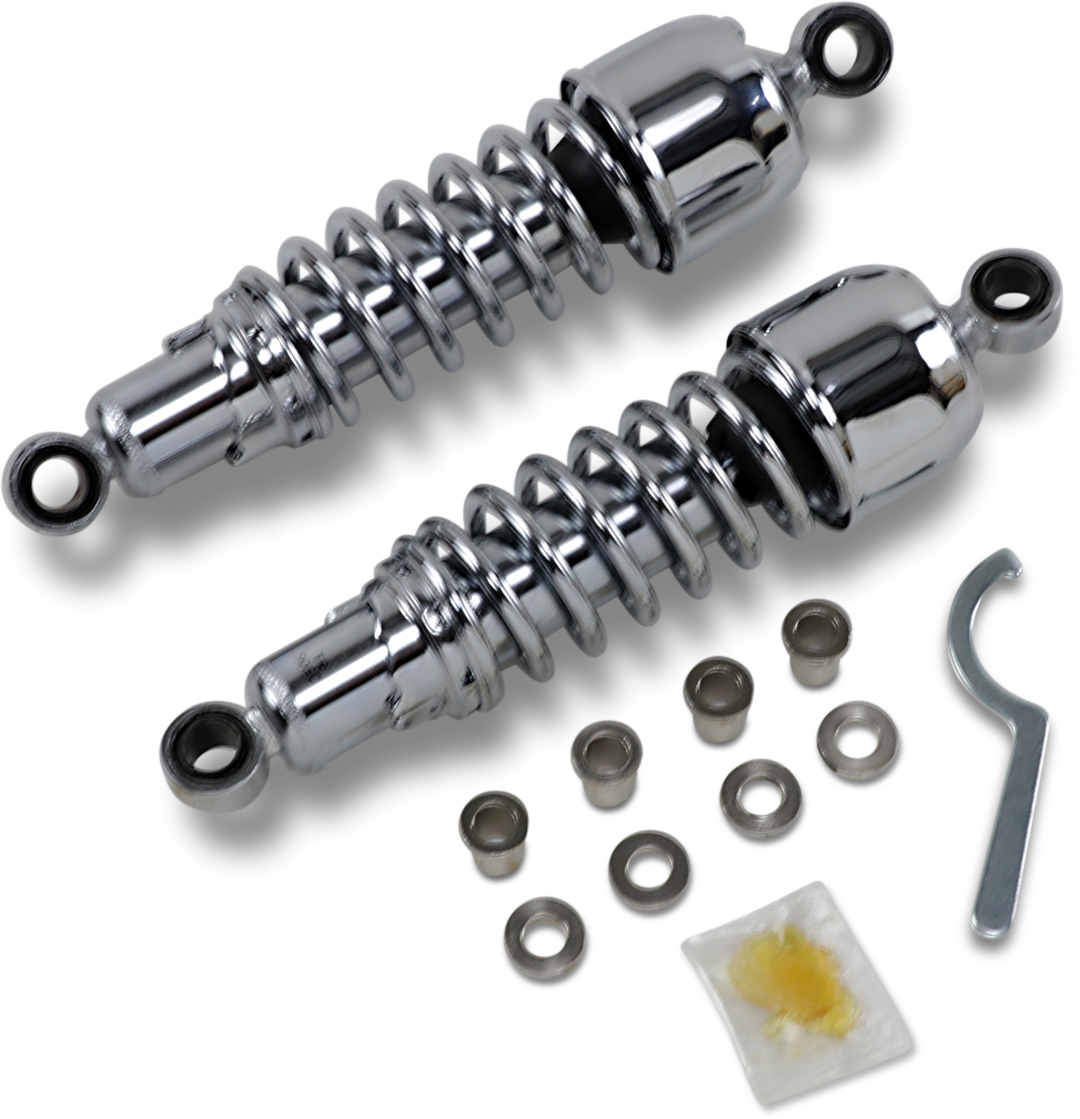 Replacement Shock Absorbers - Chrome - 11.5"