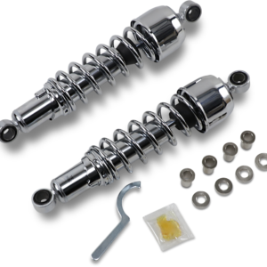 Replacement Shock Absorbers - Chrome - 13"