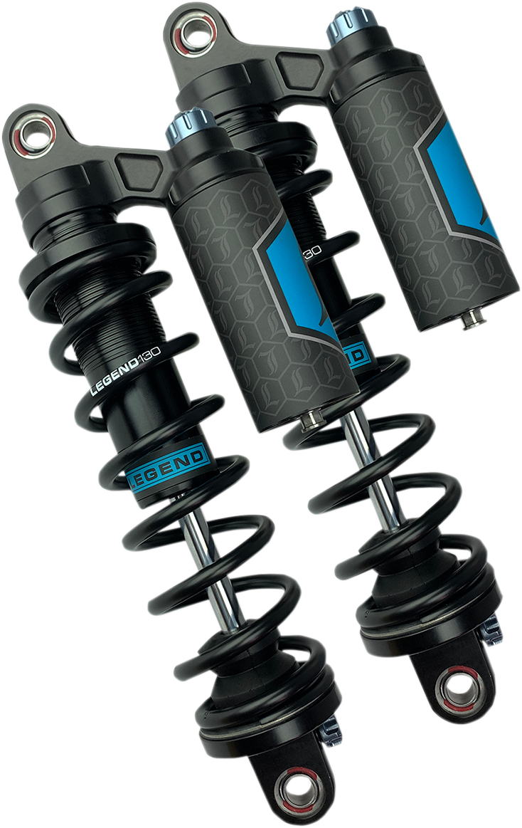REVO ARC Piggyback Shocks - Heavy Duty - Black - 13" - '04+ Sportster - Image 2