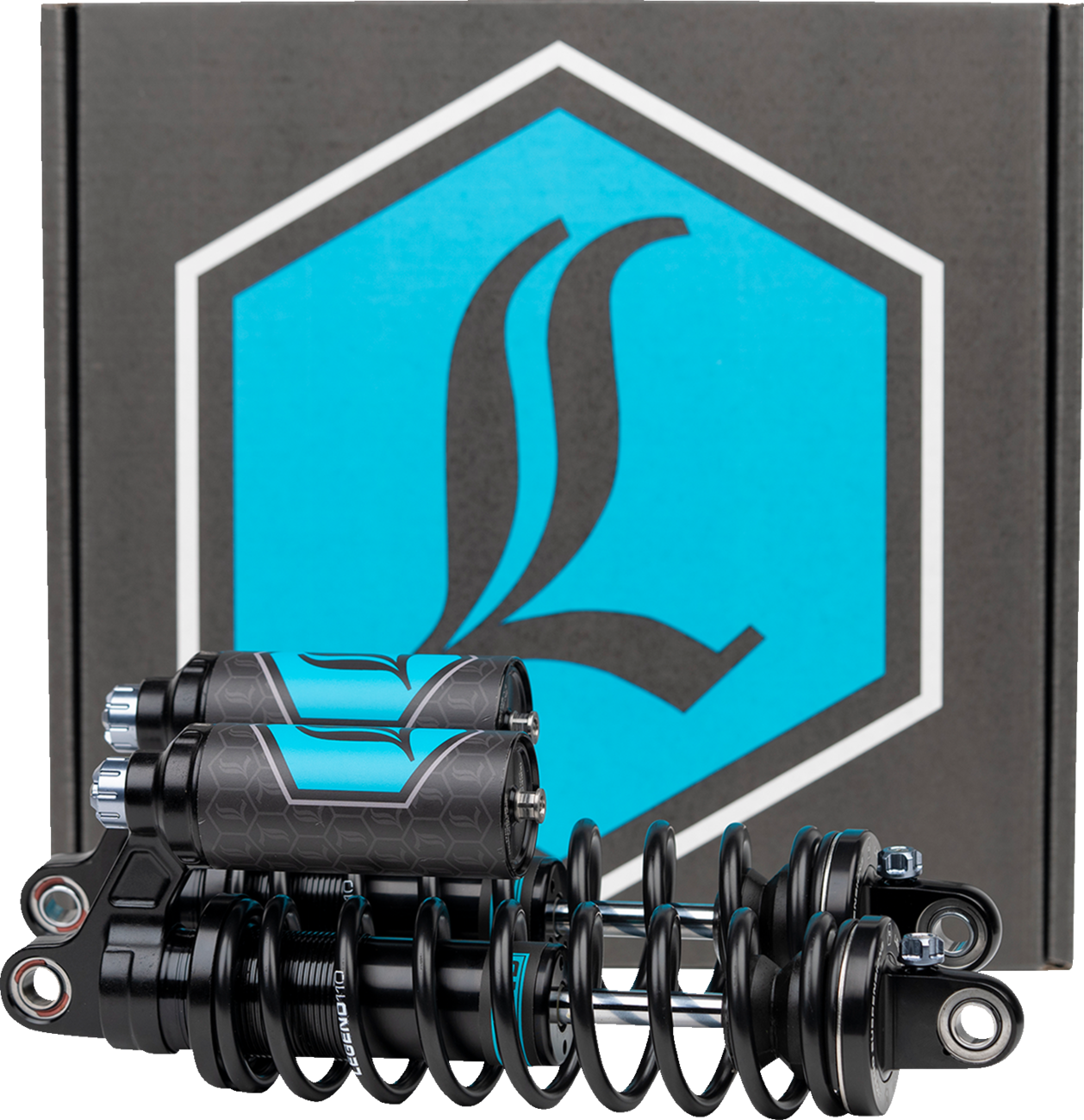 REVO ARC Piggyback Shocks - Standard - Black - 14" - '04+ Sportster - Image 3