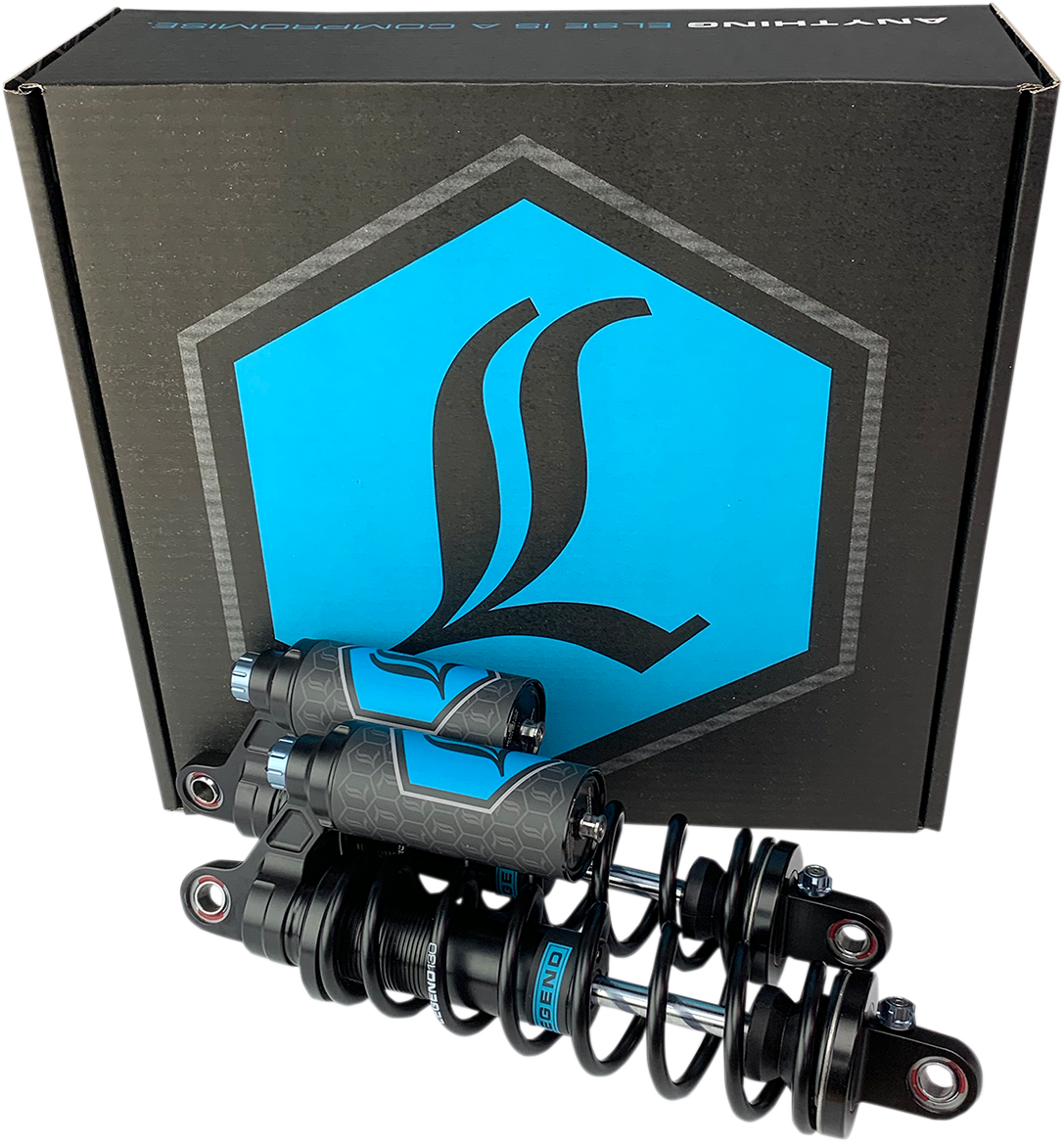 REVO ARC Piggyback Shocks - Heavy Duty - Black - 14" - '04+ Sportster - Image 4