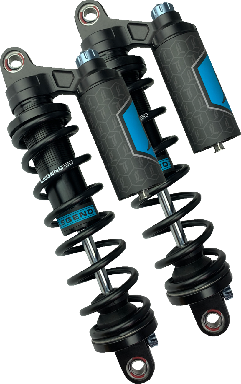 REVO ARC Piggyback Shocks - Heavy Duty - Black - 14" - '04+ Sportster - Image 2