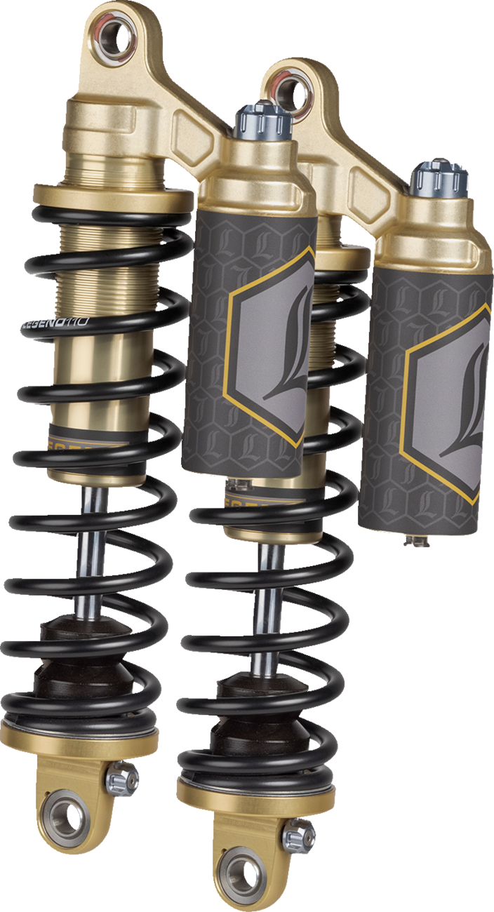 REVO ARC Piggyback Shocks - Heavy Duty - Gold - 14" - '99-'17 Dyna