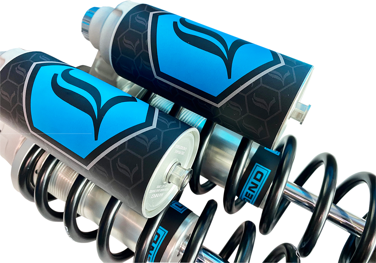 REVO ARC Piggyback Shocks - Standard - Clear - 14" - '04+ Sportster