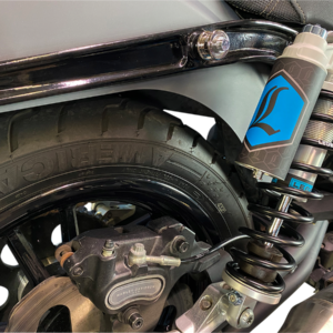 REVO ARC Piggyback Shocks - Heavy Duty - Clear - 14" - '04+ Sportster