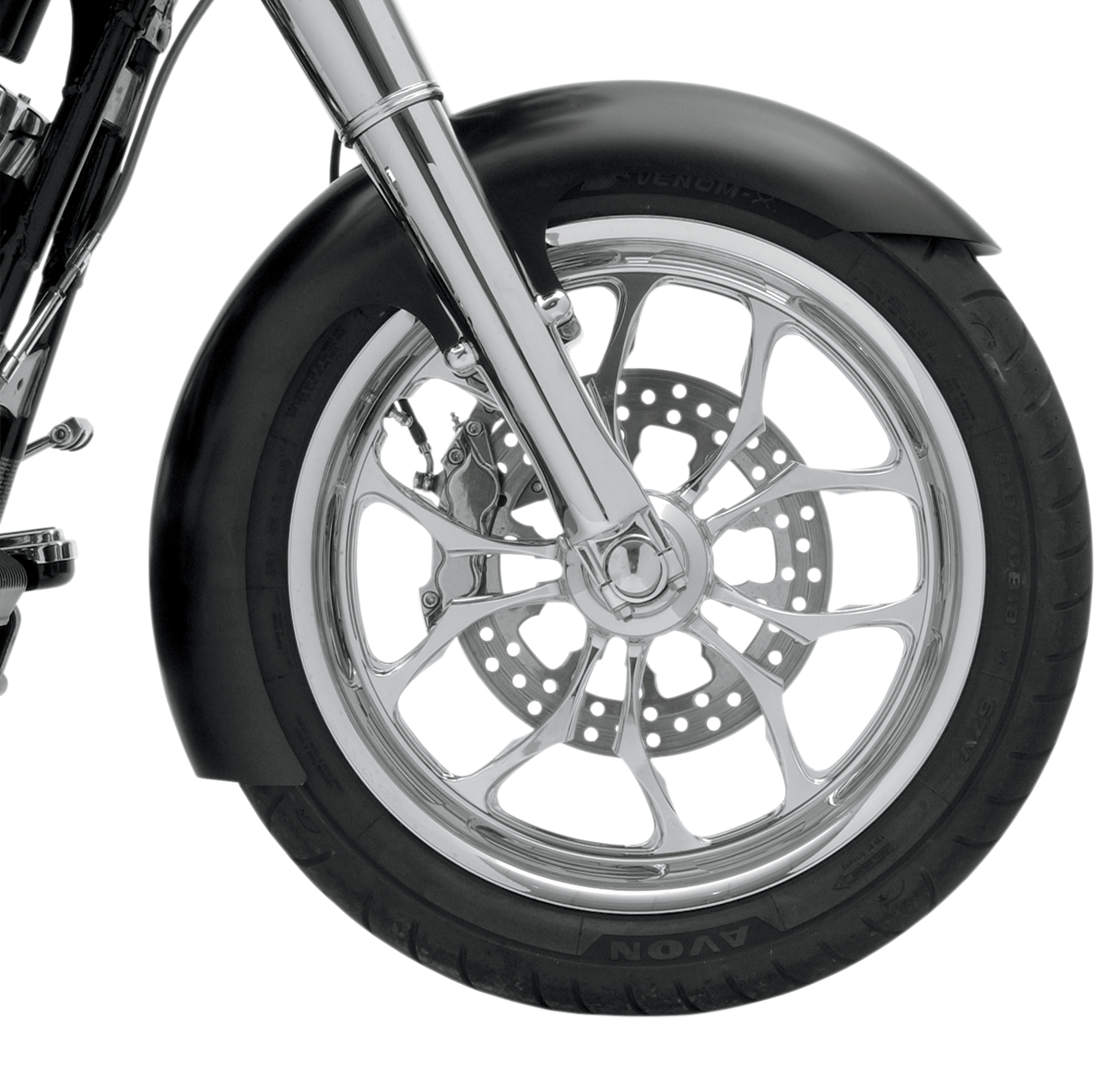 Front Fender - Slicer - Black - 21" - Image 4