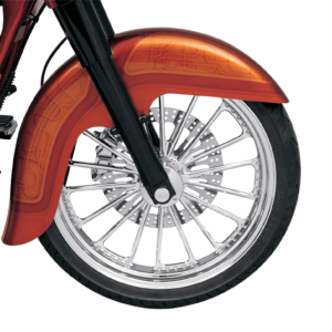 Benchmark Front Fender Kit - Non-Raked - Steel - 21"