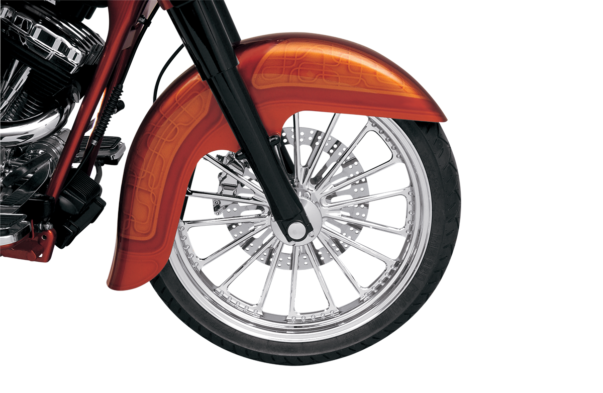 Benchmark Front Fender Kit - Non-Raked - Steel - 21"