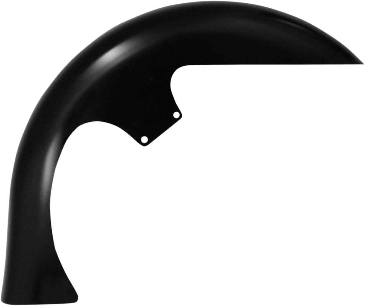 Level Front Fender Kit - For Raked Trees - Black - Steel - 23" - Image 2