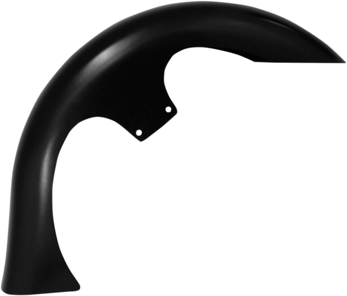 Slicer Front Fender Kit - For Raked Frames - Black - Steel - 26"