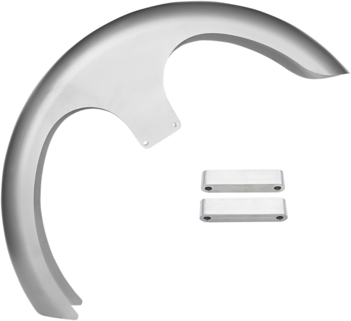 Custom Dresser Front Fender for 30" Wheel - Steel - LS-2 Style - 6.5" W x 55" L - Image 3
