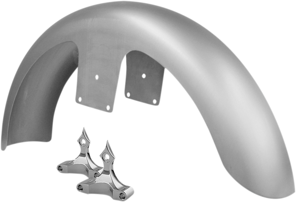 Front Fender Kit with Chrome Adapter - For 21" Wheel