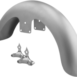 Front Fender Kit with Chrome Adapters - For 26" Wheel - 6" W