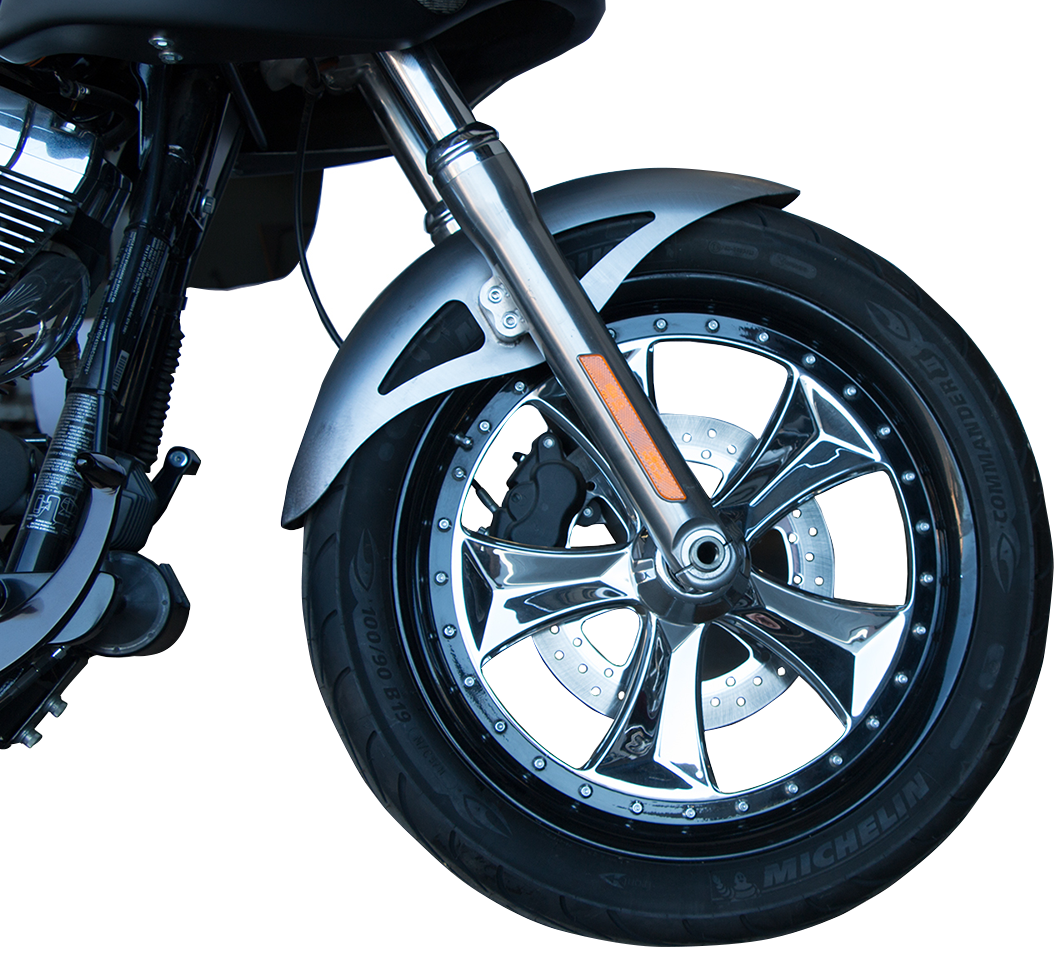Retro Front Fender - For 18"/19" Wheel - 4.75" W - FXD