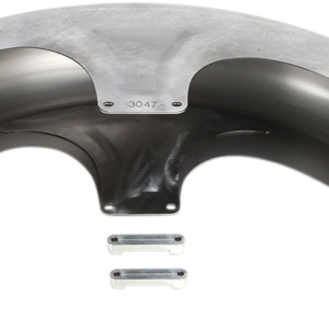 Flat Back Dresser Front Fender - 30" - 47° - FL