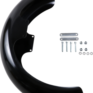Front Fender - Wrapper - Black - 19"