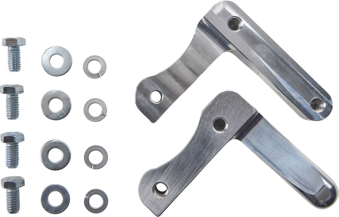 Level Fender Kit - w/ Satin Blocks - Steel - 19"